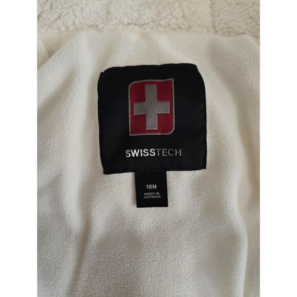 NWT Swiss Tech Toddler Heavyweight Puffer Jacket Size 18 Months / Rose Gold - Picture 5 of 5